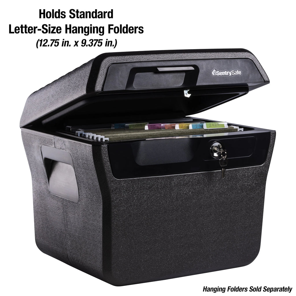 Fire-Resistant File Safe Box with Key Lock 0.66 Cu. ft. L360910