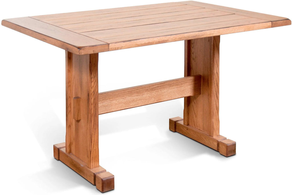 Rustic Oak Breakfast Nook Set W3877
