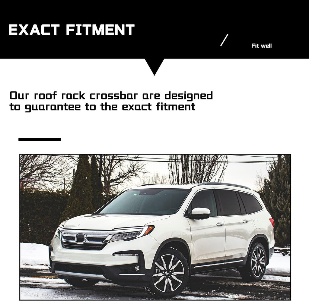 Black Roof Rack Cross Bars J7819