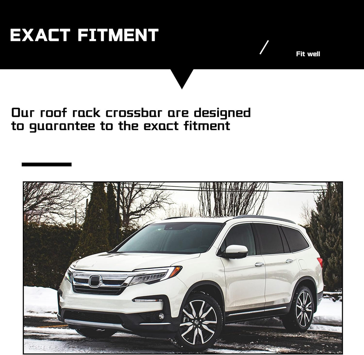 Black Roof Rack Cross Bars J7819