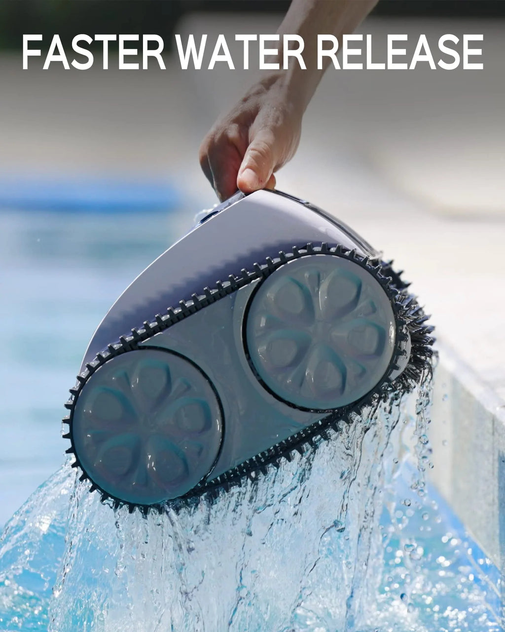 Cordless Robotic Pool Cleaner with Wall Climbing R717630