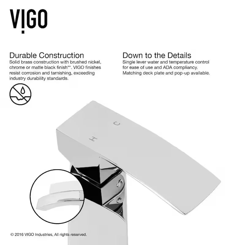 Single Handle Bathroom Faucet in Chrome U3226