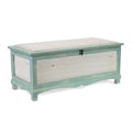 Shabby Bench Chest with Seat Cushion A7636
