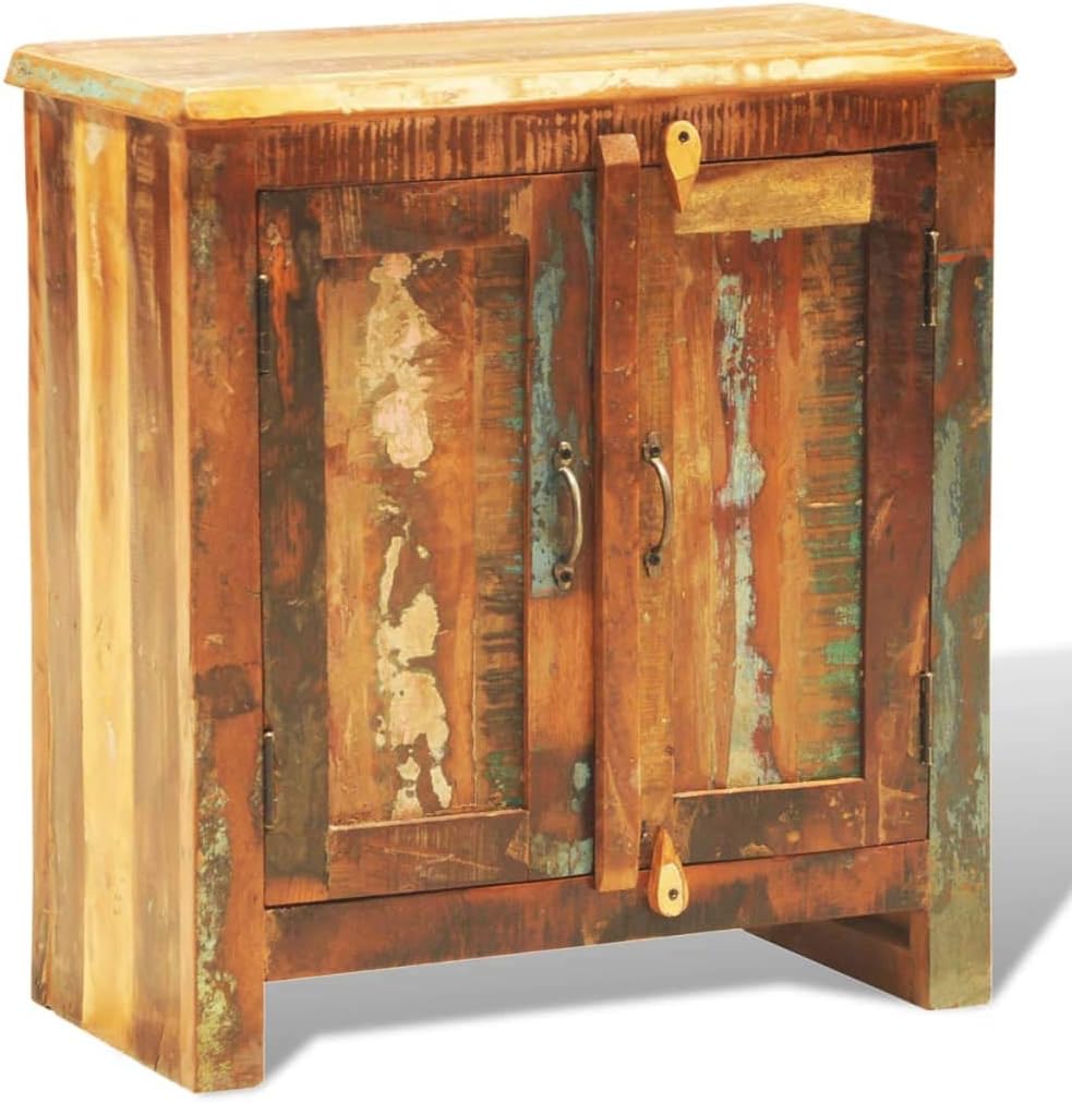Vintage Solid Wood Cabinet with 2 Doors L7559