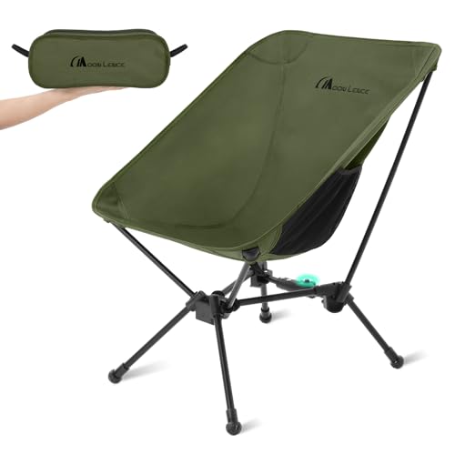 Portable Folding Camping Chair 330 lbs Black S9412