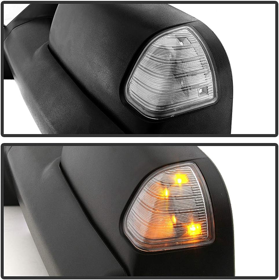 Telescoping Power Heat LED Signal Towing FlipUp Mirror Driver Side Left W671058