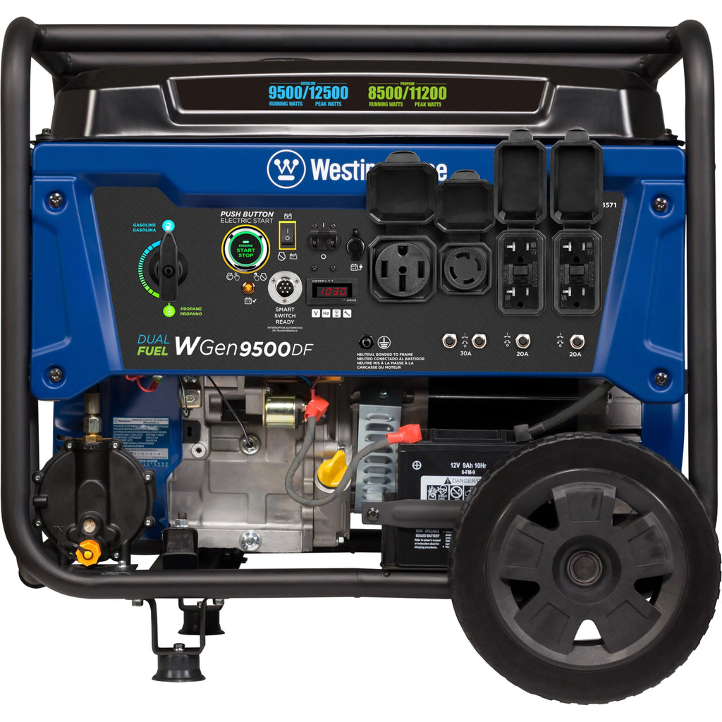 12,500 Peak Watt Dual Fuel Portable Generator U70798