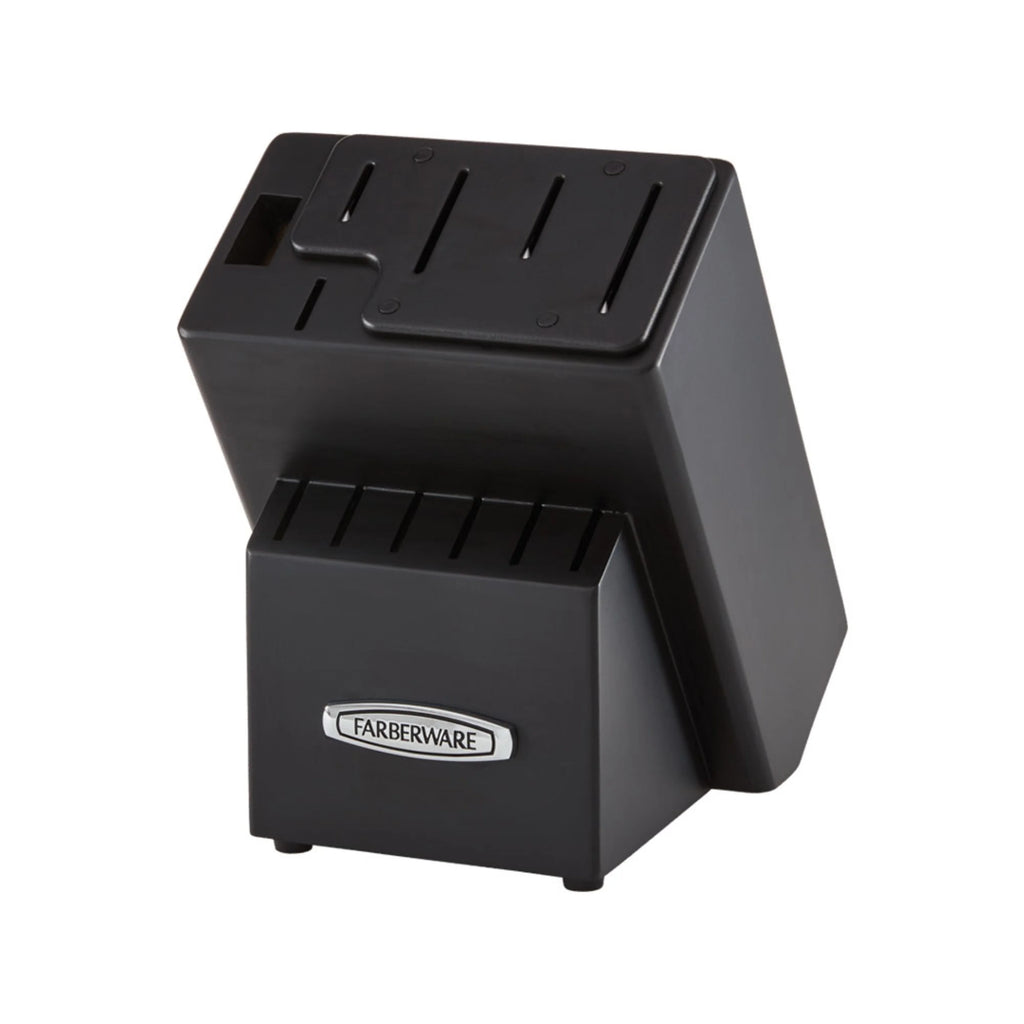 13 Piece Self-Sharpening Knife Block Set in Black O367
