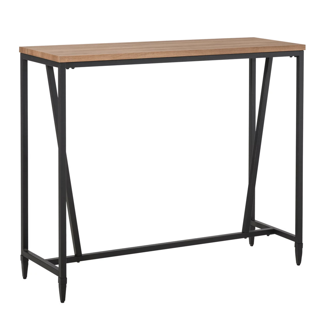 Rustic Industrial Bar Table with Metal Legs S3630