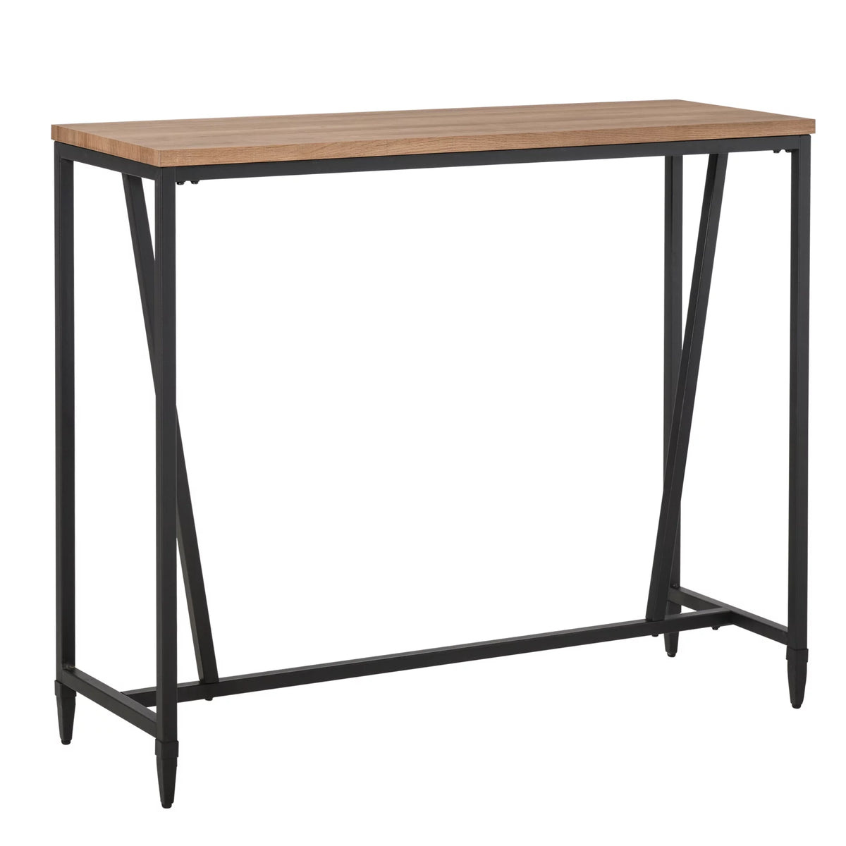 Rustic Industrial Bar Table with Metal Legs S3630