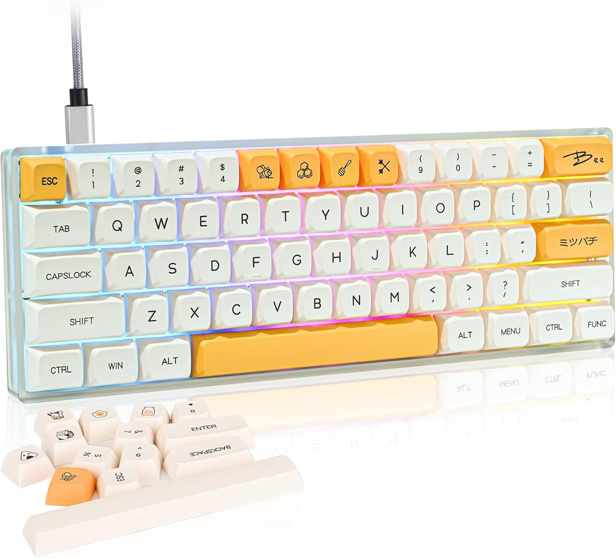 60% Hot Swappable RGB Mechanical Keyboard U169
