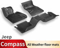 TPE Heavy Duty All Weather Car Floor Mats Full Set 1st & 2nd Row C6424