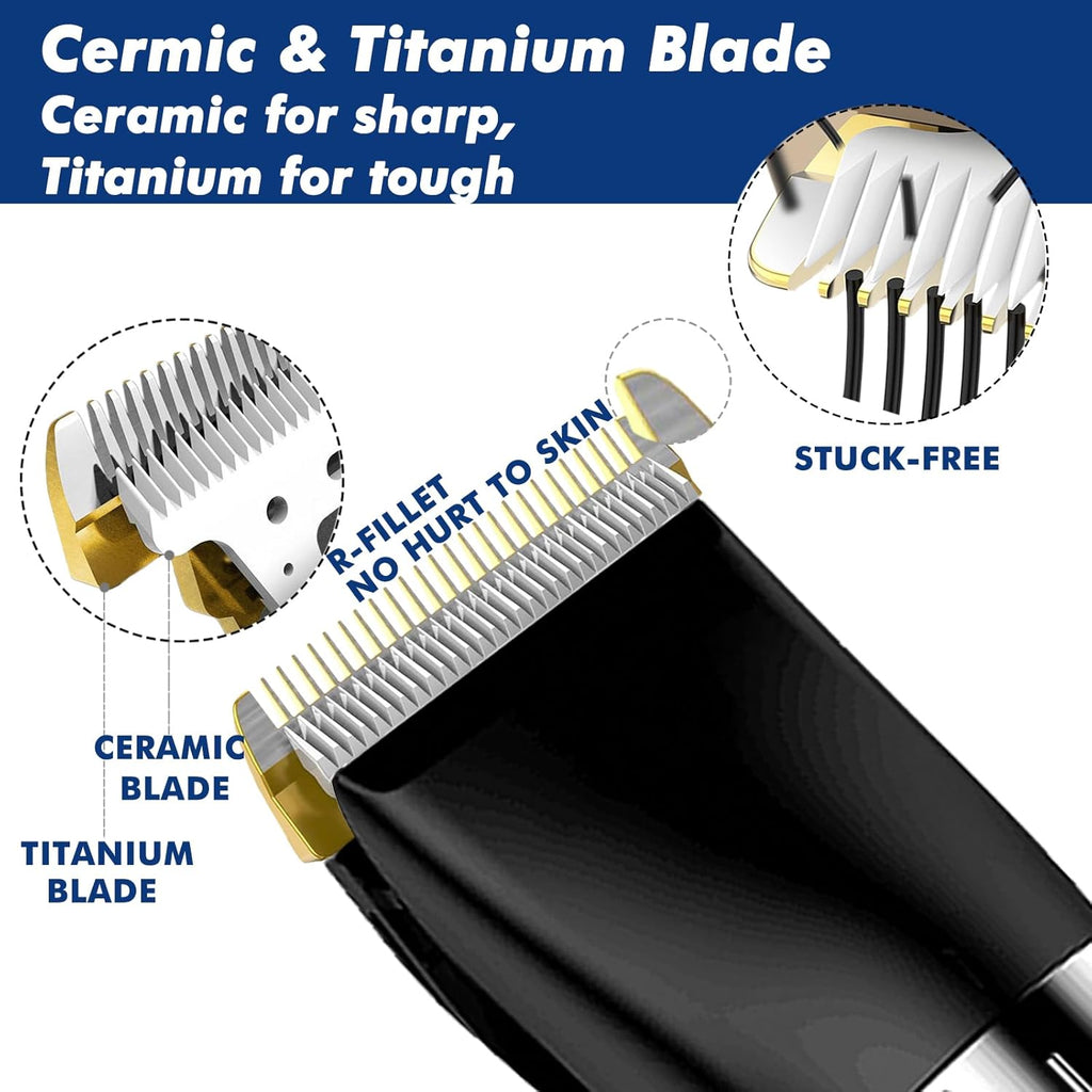 Cordless Hair Clippers with LED Display H8499