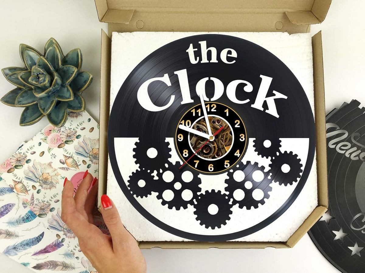 Vinyl Wall Clock S9157