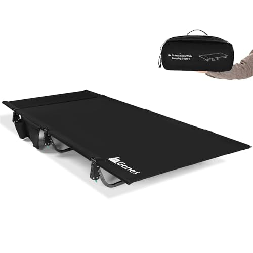31.5" Extra Wide Camping Cot with Breathable Mesh Fabric X1590