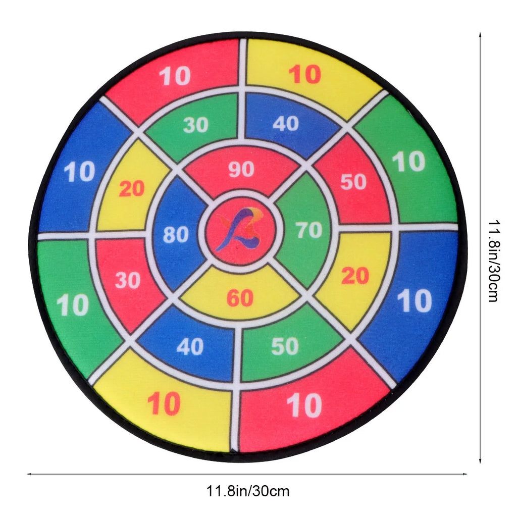 Safety Dart Board Toy Set with Sticky Ball and Darts M7260