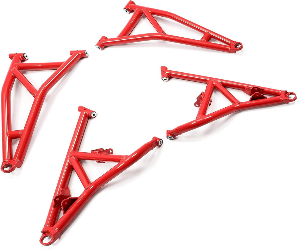 4 A Arms Upper & Lower Rods A-Arms Powder Coated Heavy Duty R4200