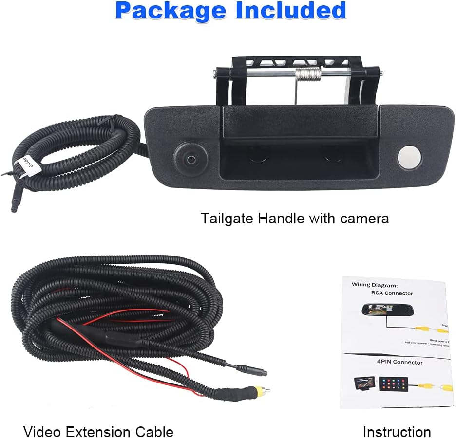 Rear View Backup Camera Tailgate Handle for Dodge Ram 1500 2500 3500 Q22626