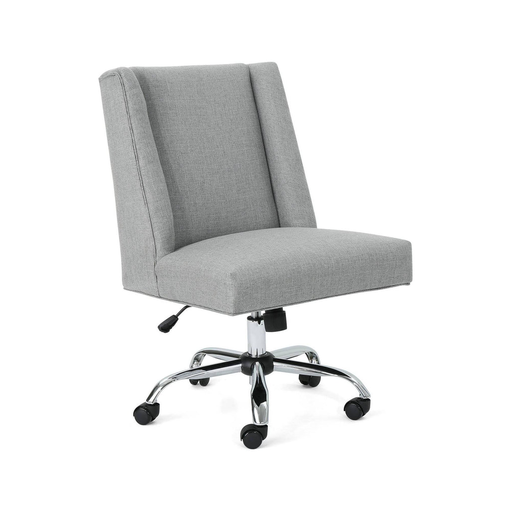 Gray and Chrome Office Chair P423844