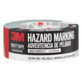 Red/White Hazard Marking Duct Tape (Case of 12) A952366