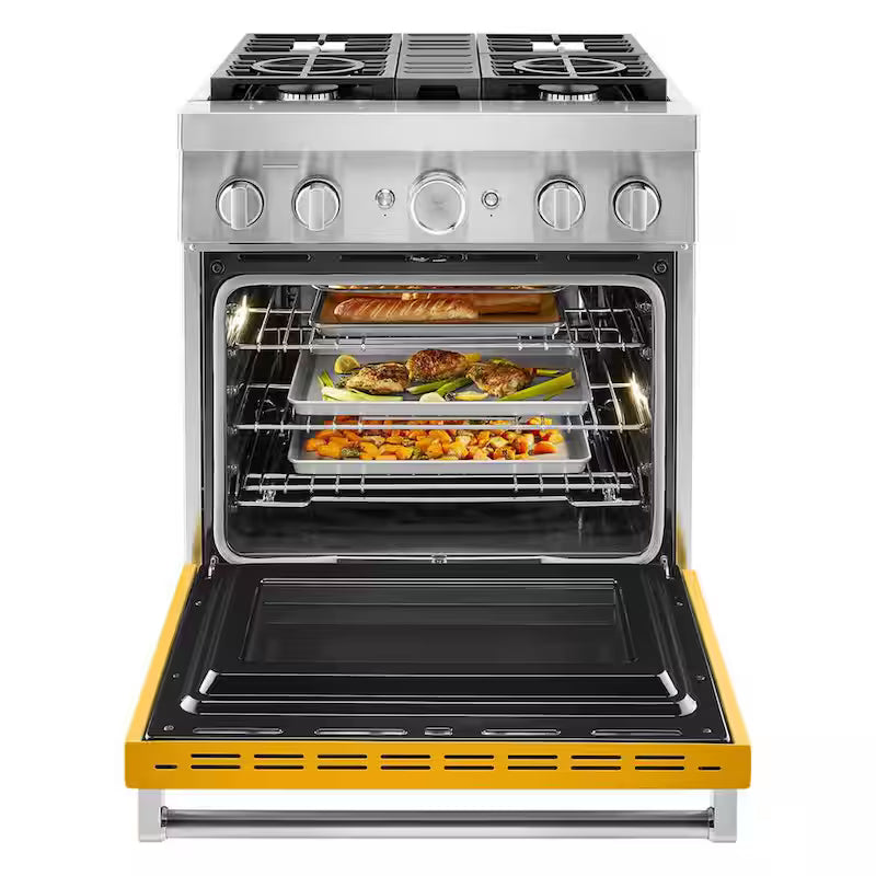 4.1 cu. ft. Dual Fuel Freestanding Smart Range with 4-Burners R829050