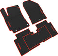 All Weather Floor Liners Heavy Duty Rubber Car Mats Full Black K715