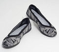 Washable Knit Slip-Ons Size 10 Wide Grey Camo K6010