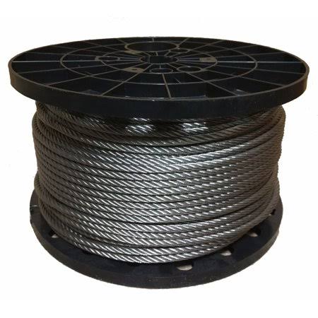 3/16 inch Stainless Steel Aircraft Cable Wire Rope 7x19 316 1500 Feet V991584