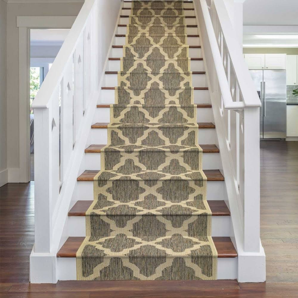 Trellis Tweed Stair Carpet Runner 9 foot H834621