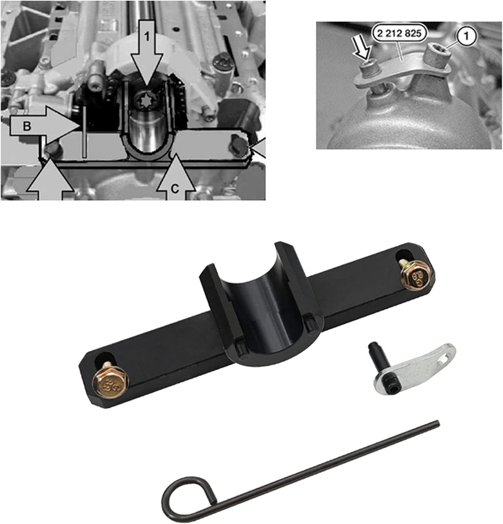 Camshaft Timing Locking Tool Kit with Flywheel Holder and Oil Seal Repair Kit E384