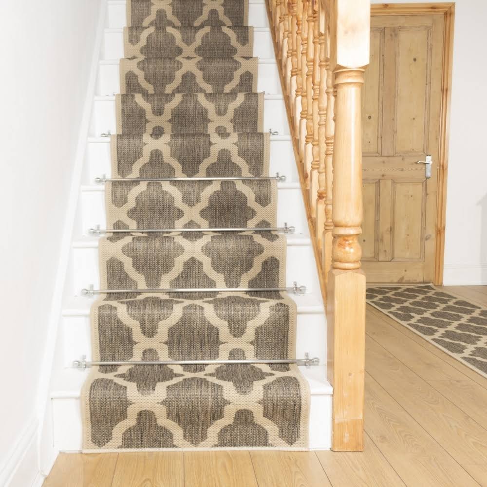 Trellis Tweed Stair Carpet Runner 9 foot H834621