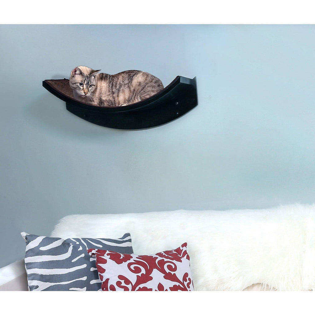 Refined Feline Lotus Leaf Cat Shelf S704442