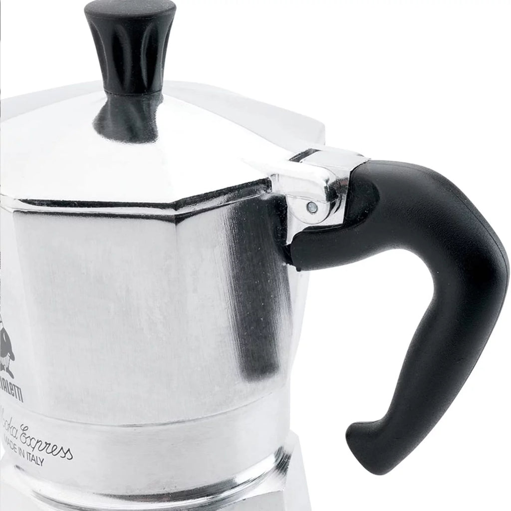 Aluminum 6 Cup Stovetop Espresso Coffee Maker, Silver T383