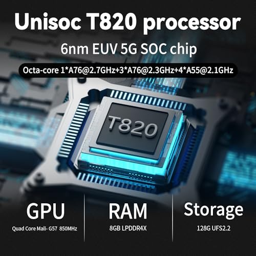 Blue 5.48" AMOLED Android 13 Handheld Retro Gaming Console D8610