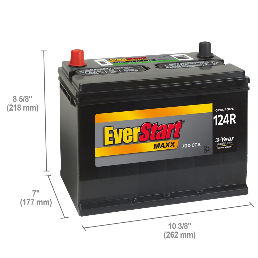 Group Size 124R 12 Volt 700 CCA Lead Acid Automotive Battery T41599