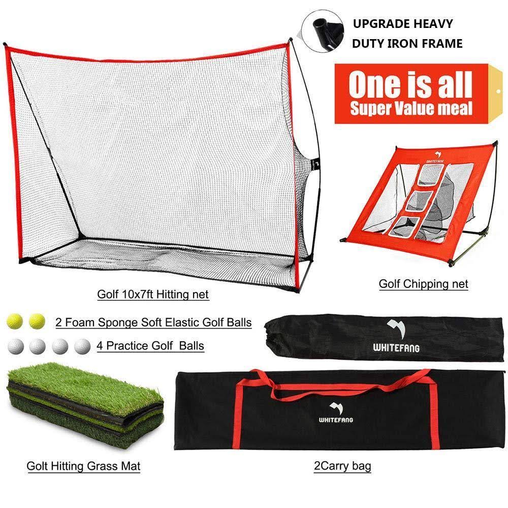 4 in 1 Golf Practice Set 10x7ft with Carry Bag V52697