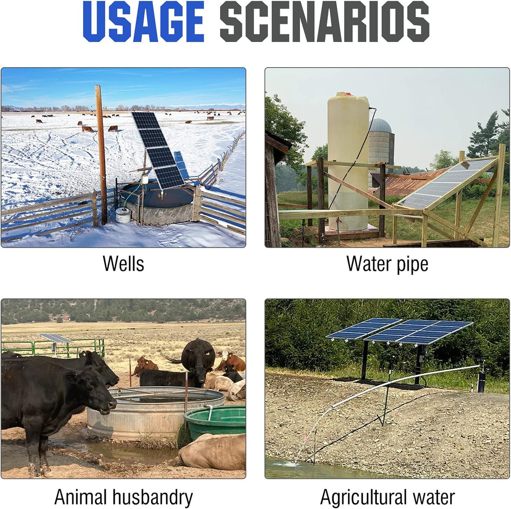 24V 400W Submersible Solar Well Pump Kit Z9137