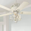 52 inch White Ceiling Fan with LED 4-Light Kit S2355
