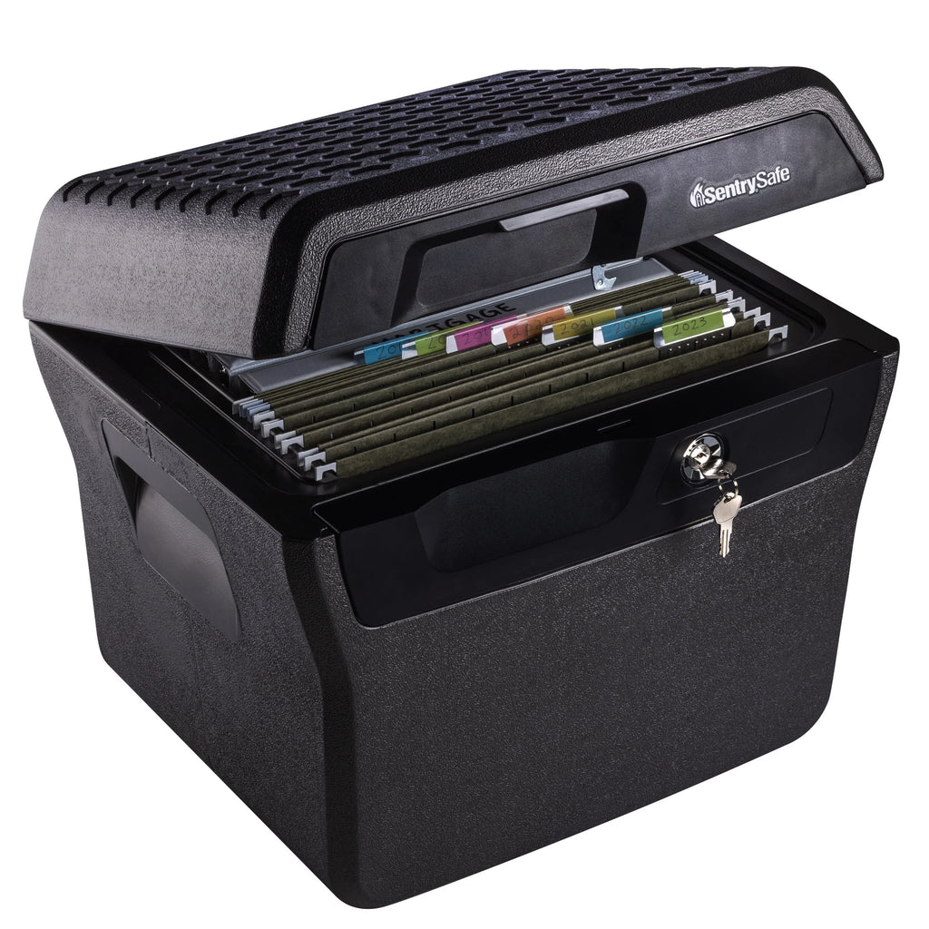 Fire-Resistant File Safe Box with Key Lock 0.66 Cu. ft. L360910