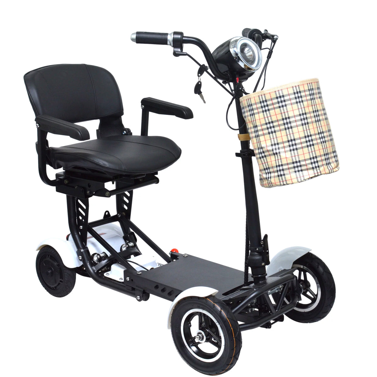 Compact Electric Scooter with Adjustable Seat and Padded Armrests R787