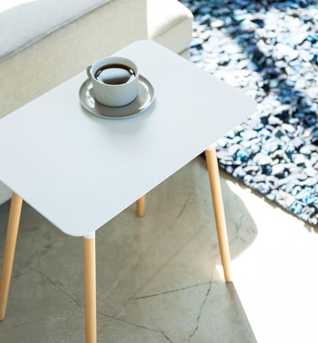 White Rectangular Side Table T836