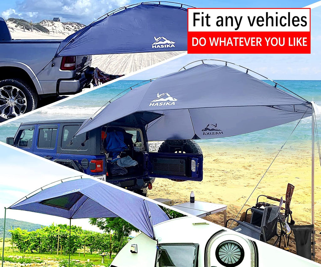 Teardrop Awning with 2 Sandbag U4332