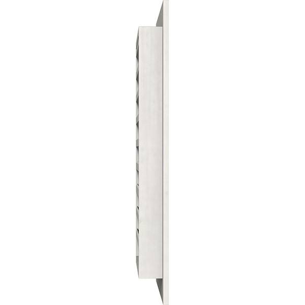 16 inch x 12 inch Primed Western Red Cedar Gable Vent Z927327