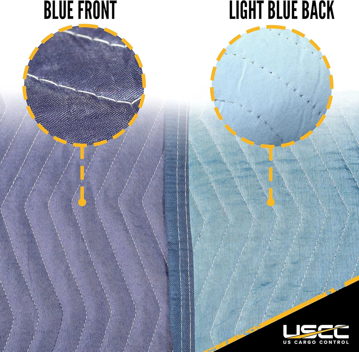 Blue Polyester Moving Blankets 12 Pack B945