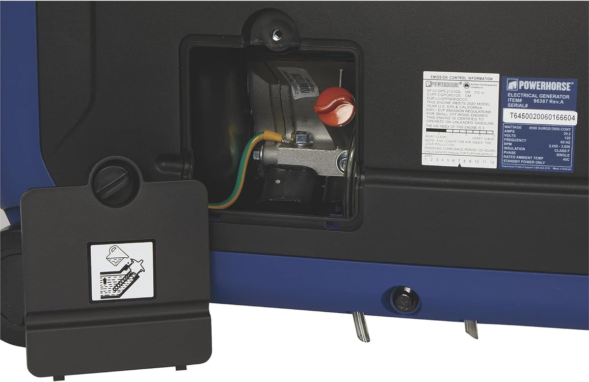 4500 Surge Watts 3500 Rated Watts Electric Start Inverter Generator Pack of 2 P37975