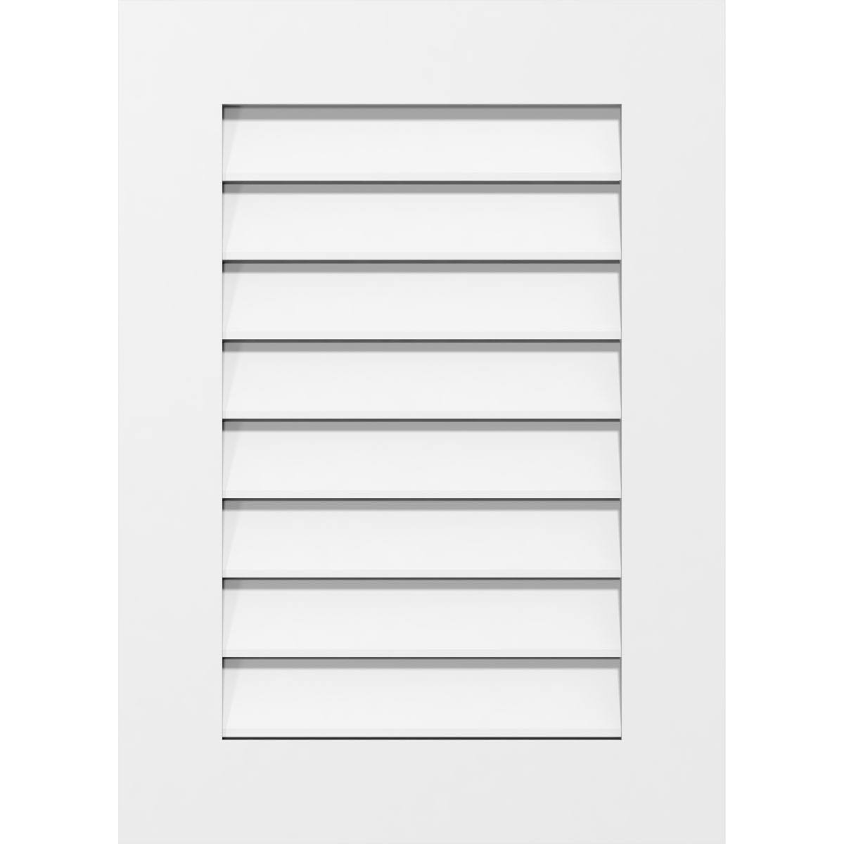 Vertical Surface Mount PVC Gable Vent I768797