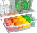 Clear Pack of 2 Adjustable Refrigerator Drawer Set I802610