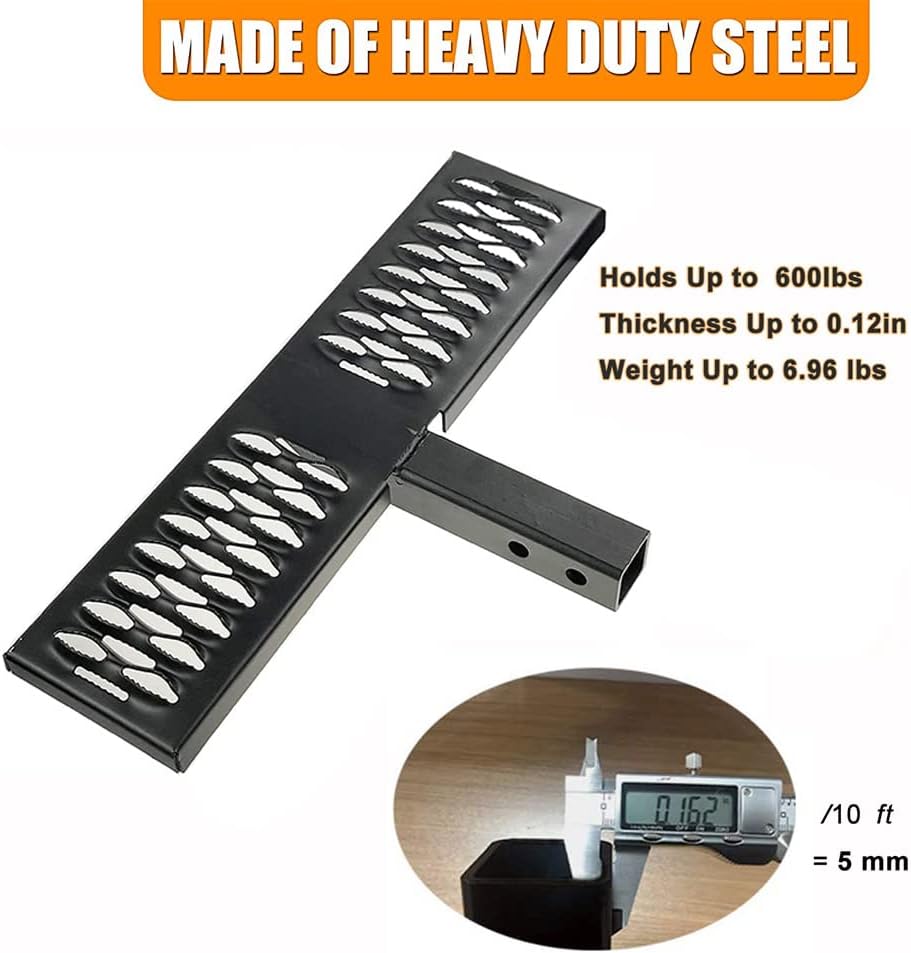 Universal Hitch Step Anti Slip Rust Black Pack of 2 B431