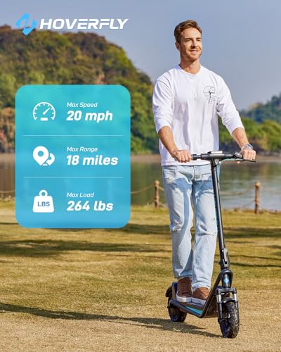 18/25 Mile Range 20Mph 500W 10'' Solid Tire Foldable Electric Scooter T61959