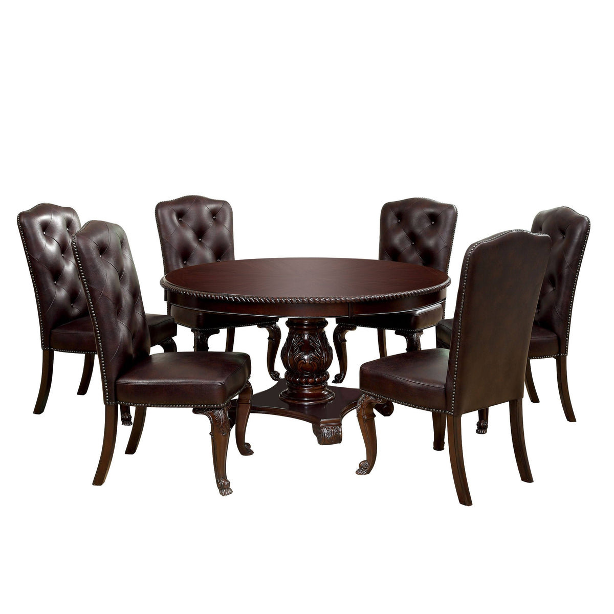 Cherry Dining Chairs Set of 2 K347